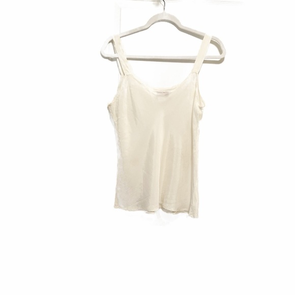White Fitted Sleeveless Camisole Chemise - Picture 4 of 4